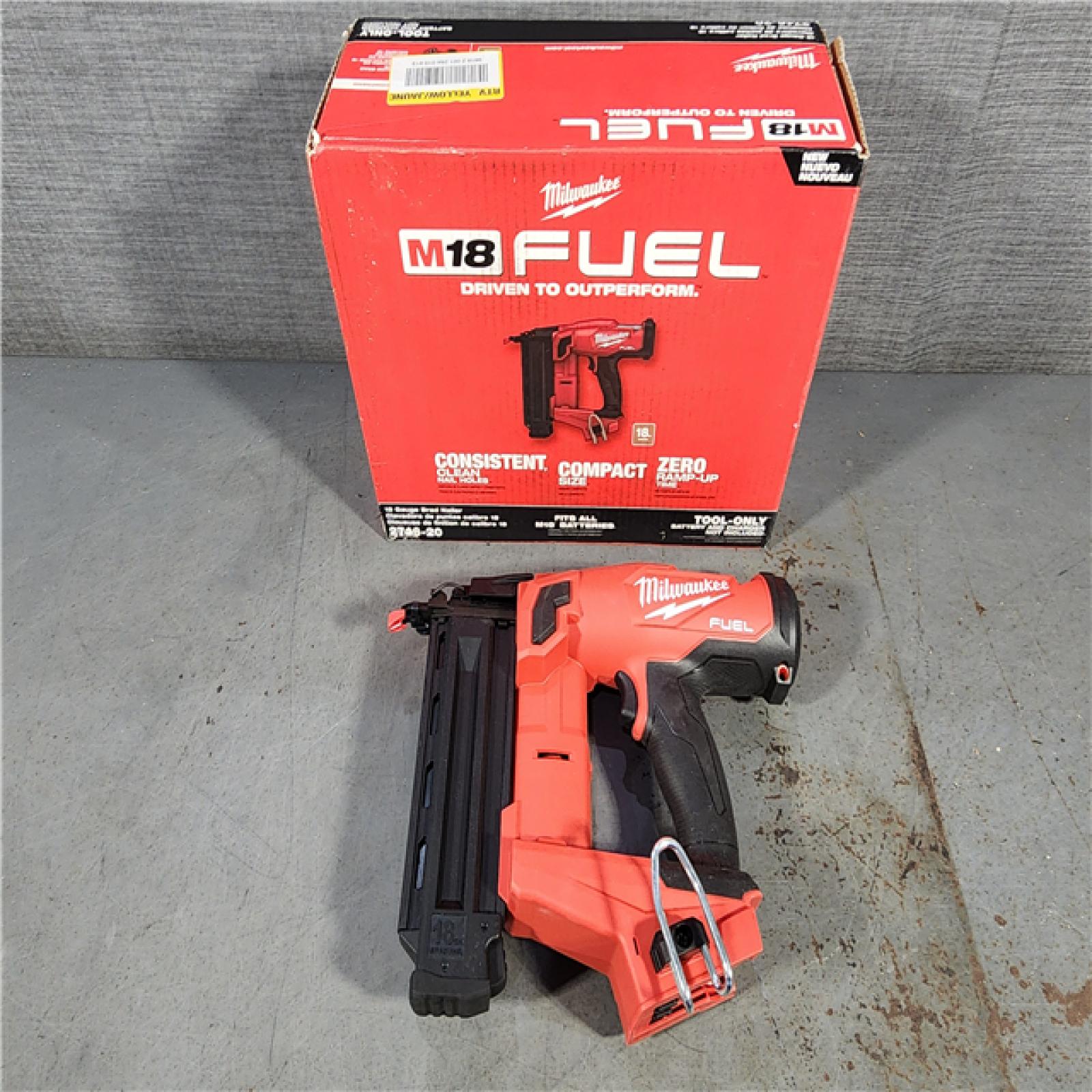 HOUSTON LOCATION - AS-IS Milwaukee M18 Fuel 18V Brushless 18-Gauge Brad Nailer 2746-20 (Bare Tool)