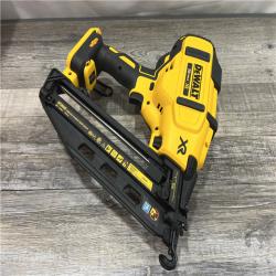 AS-IS DEWALT 20V MAX XR Lithium-Ion Electric Cordless 16-Gauge Angled Finishing Nailer (Tool Only)