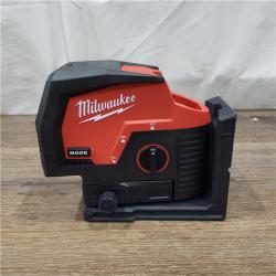 AS-IS M12 12-Volt Lithium-Ion Cordless Green 125 Ft. Cross Line and Plumb Points Laser Level (Tool-Only)