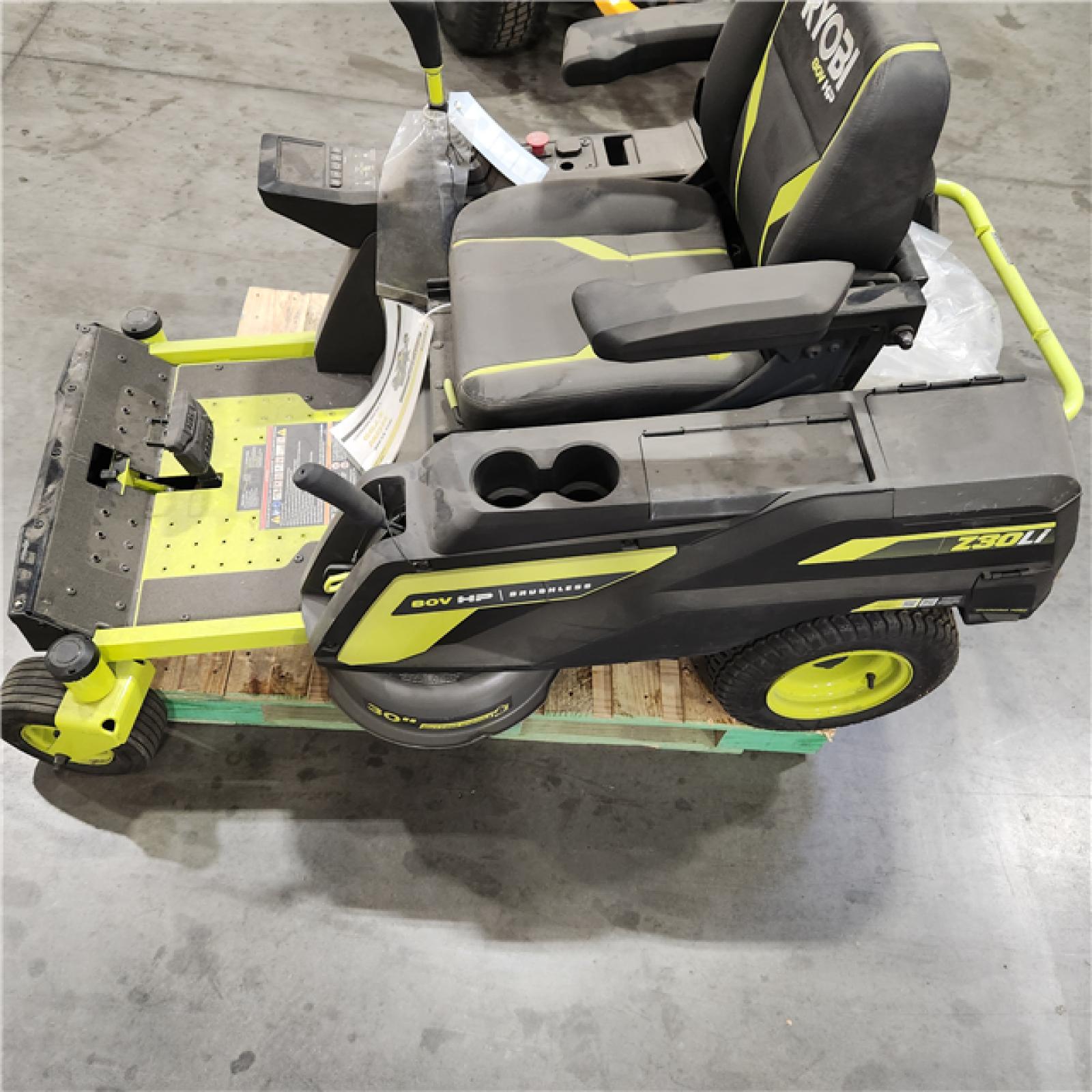 Dallas Location - As-Is Ryobi 30 Z30Li 80v Zero Turn Mower