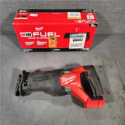 HOUSTON LOCATION - AS-IS Milwaukee M18 18V Fuel Sawzall 1-1/4  Reciprocating Saw Cordless Lithium-Ion Brushless 2821-20 (TOOL ONLY)