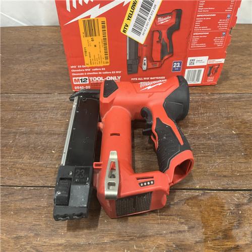 AS-ISMilwaukee 2540-20 12V 23 Gauge Cordless Pin Nailer (Tool Only)