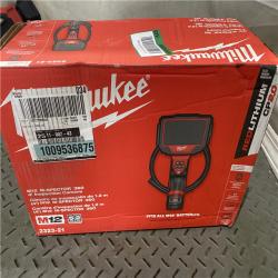 Houston location AS-IS MILWAUKEE M12 12V Lithium-Ion Cordless M-SPECTOR 360-Degree 4 Ft. Inspection Camera Kit