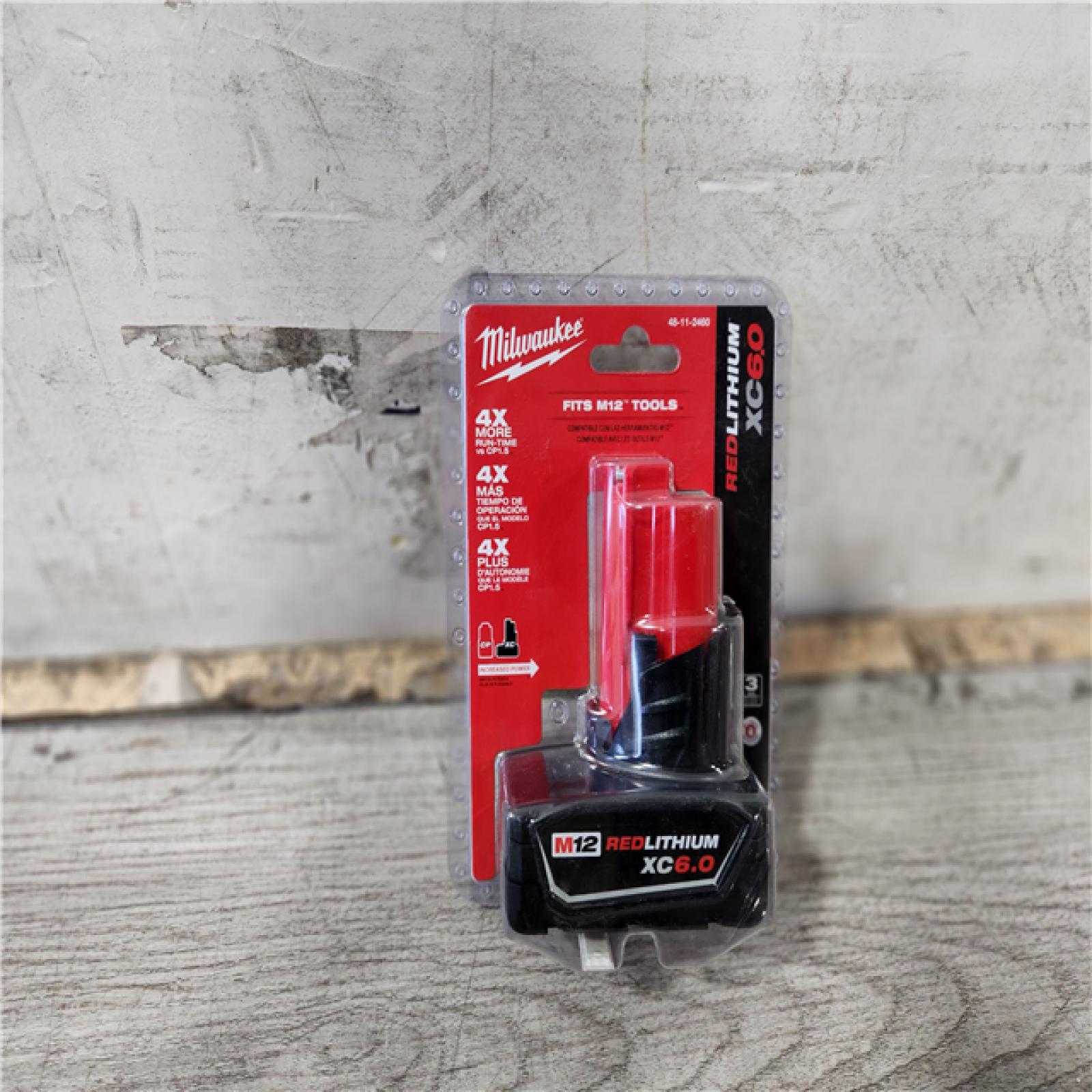 Phoenix Location NEW Milwaukee M12 12-Volt Lithium-Ion XC Extended Capacity 6.0Ah Battery Pack