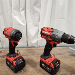 AS-IS Milwaukee M18 FUEL 18V Lithium-Ion Brushless Cordless Hammer Drill and Impact Driver Combo Kit (2-Tool) with 2 Batteries