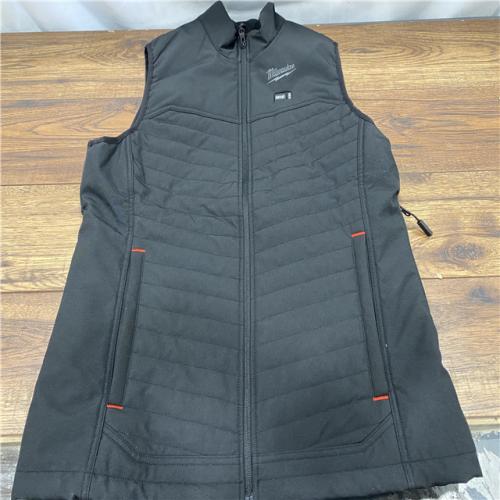 AS IS Women's Large M12 12V Lithium-Ion Cordless AXIS Black Heated Vest (Vest Only)