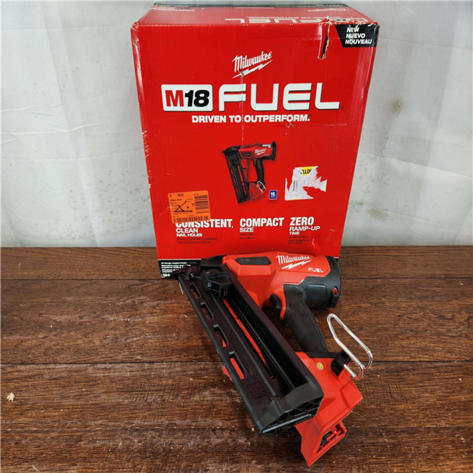 AS-IS Milwaukee M18 FUEL  Brushless Cordless Gen II 16-Gauge Angled Finish Nailer (Tool-Only)