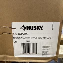 DALLAS LOCATION - Husky 1/4 in., 3/8 in., and 1/2 in. Drive Master Mechanics Tool Set with Impact Sockets (1025-Piece)