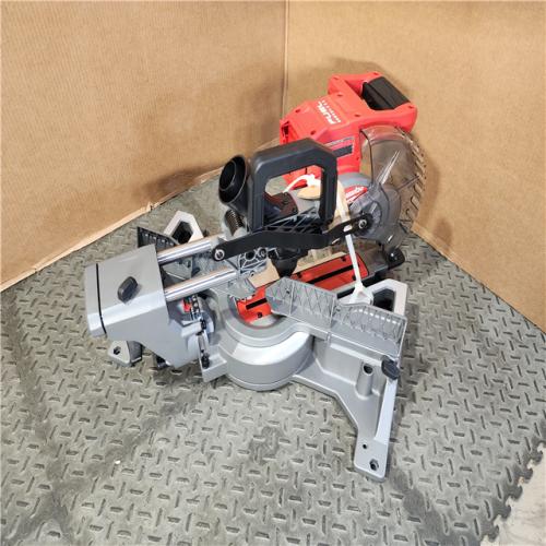 HOUSTON LOCATION - AS-IS (APPEARS LIKE NEW) Milwaukee M18 FUEL 7-1/4 in. Cordless Brushless Dual-Bevel Sliding Compound Miter Saw Tool Only