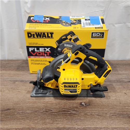 AS-IS FLEXVOLT 60V MAX Cordless Brushless 7-1/4 in. Circular Saw with Brake (Tool Only)