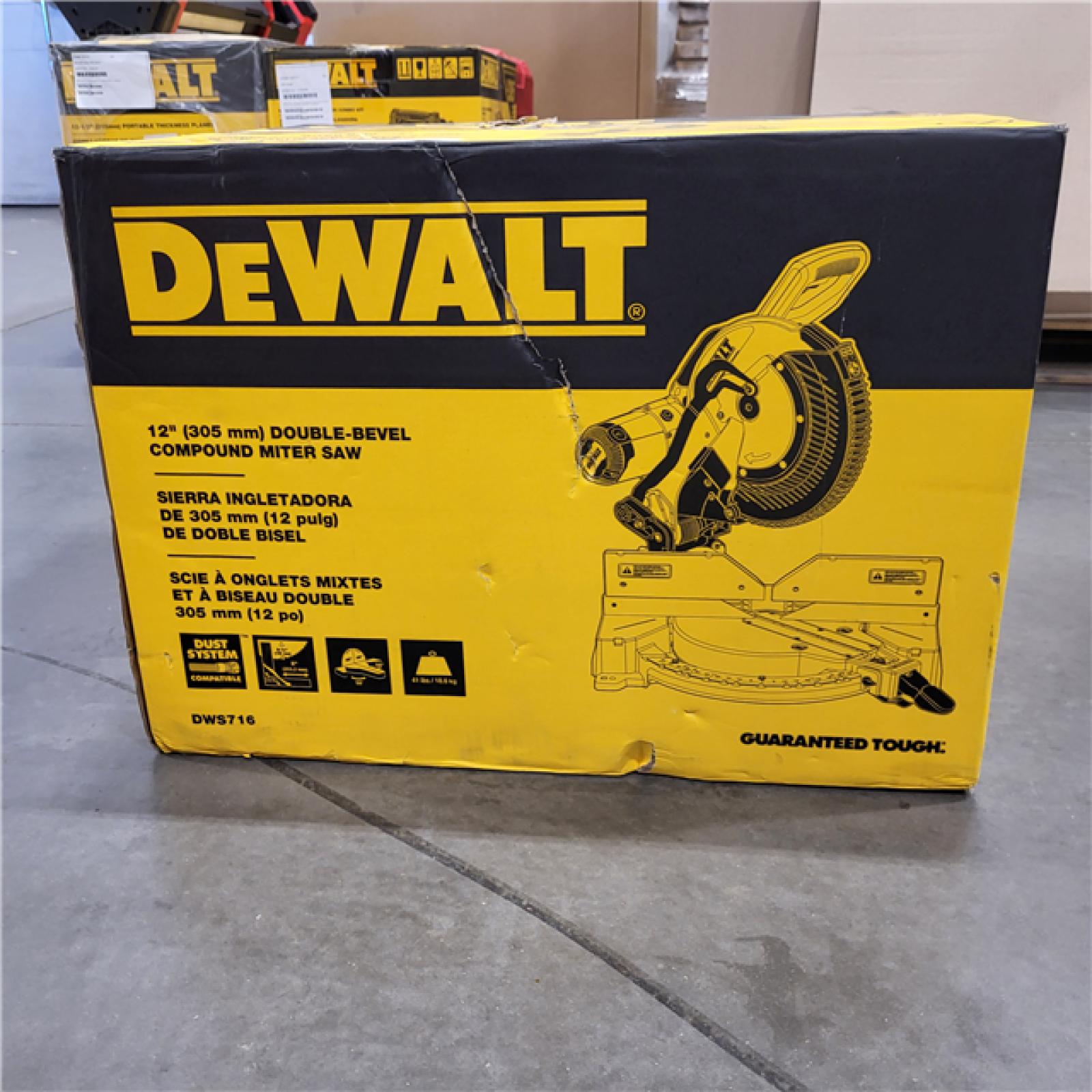 NEW DeWalt 15 Amp Corded 12 in. Compound Double Bevel Miter Saw