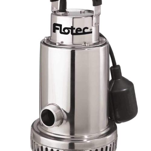 DALLAS LOCATION -Flotec 3/4 HP Stainless Steel Submersible Sump Pump  PALLET (16 UNITS )