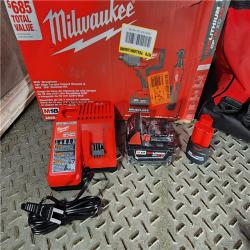 HOUSTON LOCATION - AS-IS M12/M18 12/18V Lithium-Ion Cordless 3/8 in. Ratchet and 1/2 in. High Torque Impact Wrench with Friction Ring Combo Kit