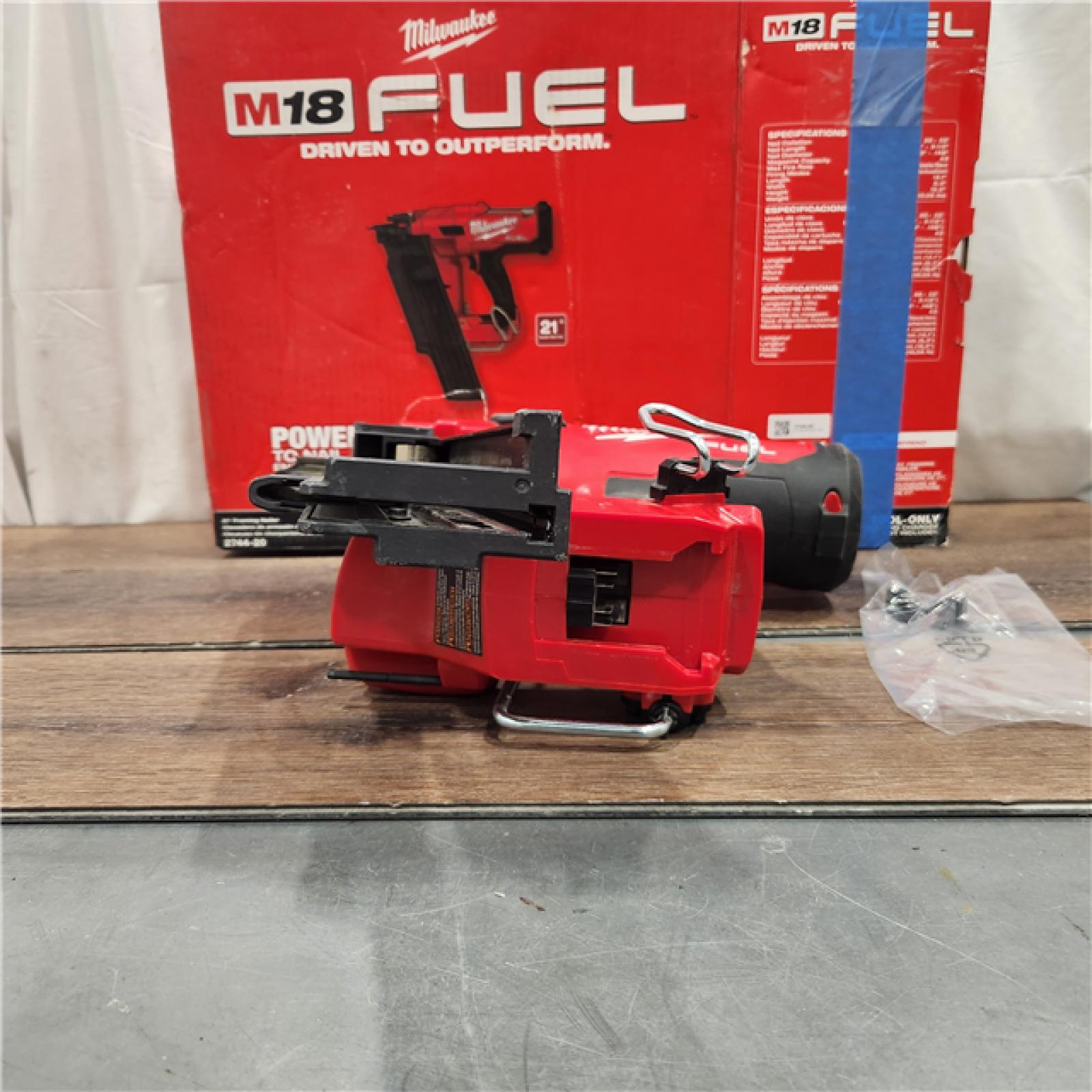 AS IS Milwaukee 2744-20 M18 FUEL 21-Degree Cordless Framing Nailer (Tool Only)