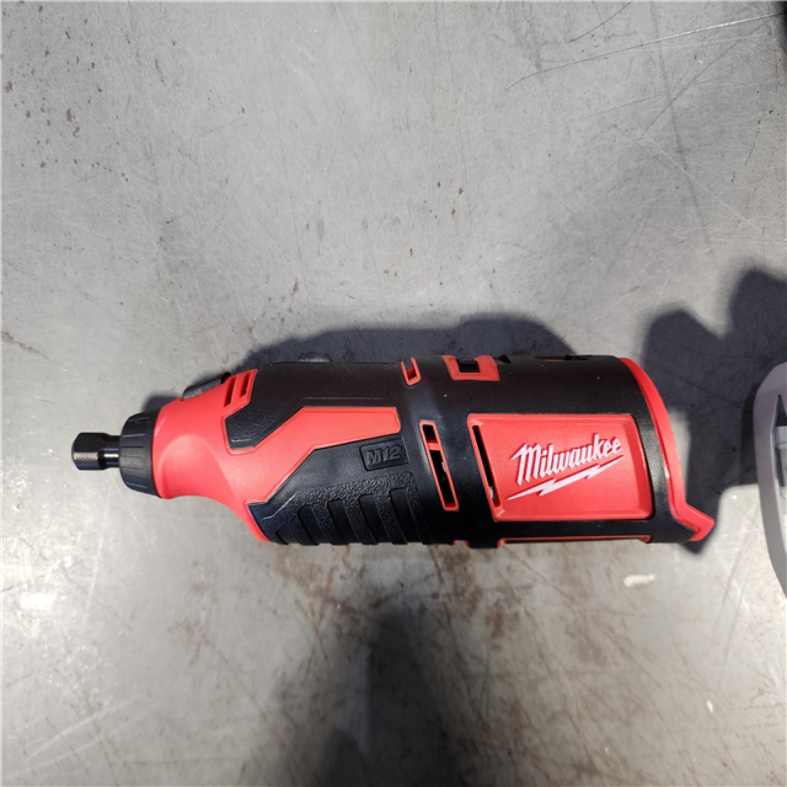 HOUSTON LOCATION - AS-IS (APPEARS LIKE NEW) M12 12V Lithium-Ion Cordless 4-Tool Combo Kit with (2) Compact 1.5Ah Batteries and Charger