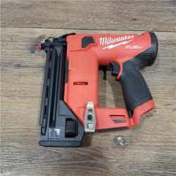 AS-IS M12 FUEL 12-Volt Lithium-Ion Brushless Cordless 18-Guage Compact Brad Nailer (Tool Only)