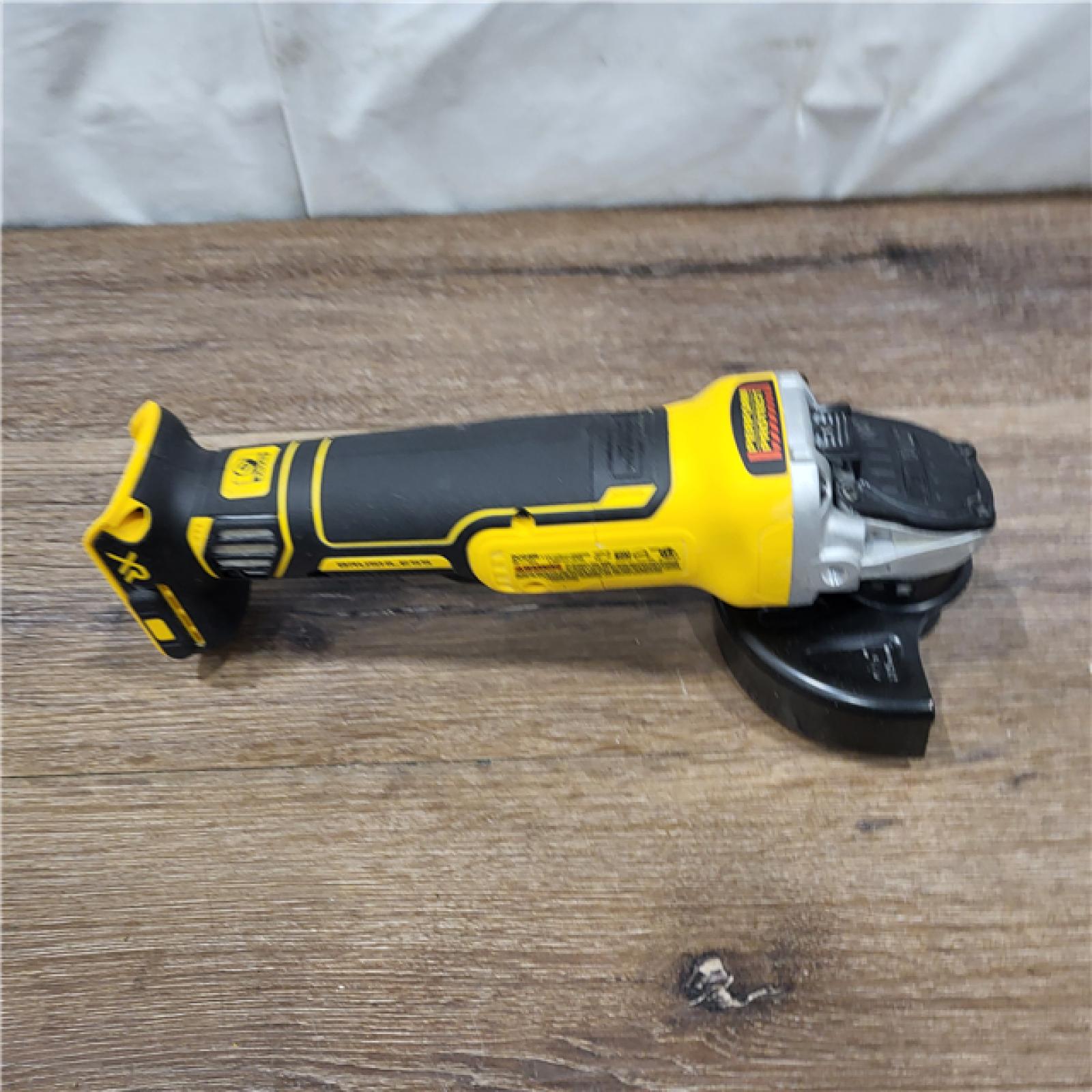 AS-IS DeWalt DCG405B 20V Max XR 4.5-Inch Slide Switch Small Angle Grinder (Tool Only)