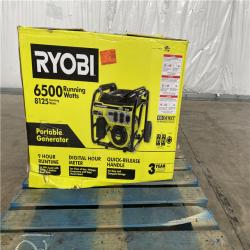 Houston Location - AS-IS Ryobi 6,500-Watt Gasoline Powered Portable Generator