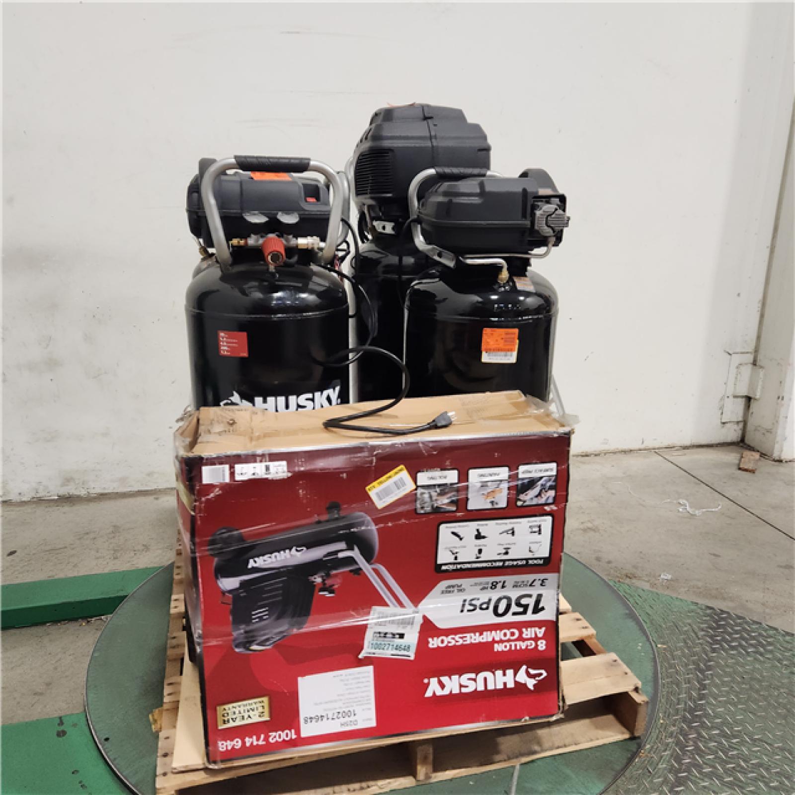 Dallas Location - As-Is Husky Electric Air Compressor(Lot Of 5)