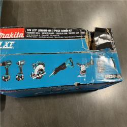 NEW! MAKITA18V 3.0Ah LXT Lithium-Ion Cordless Combo Kit (7-Piece)