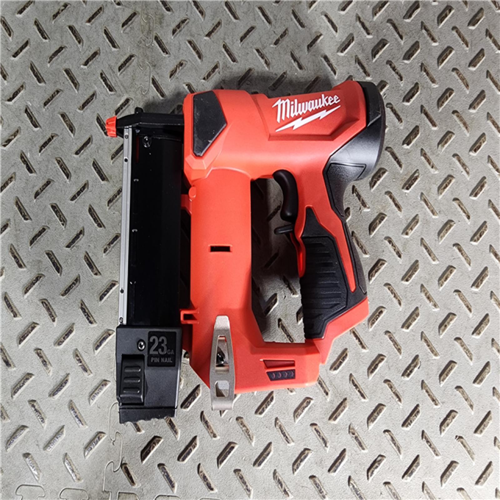 HOUSTON LOCATION - AS-IS (APPEARS LIKE NEW) Milwaukee 2540-20 12V 23 Gauge Cordless Pin Nailer (Tool Only)