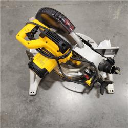 AS-IS DeWalt 15 Amps Corded 10 in. Single Bevel Compound Miter Saw