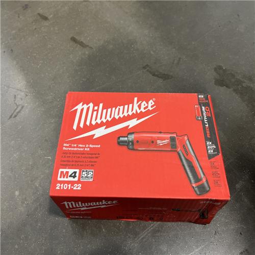 NEW  Milwaukee 2101-22 M4 1/4 in. Hex Screwdriver Kit