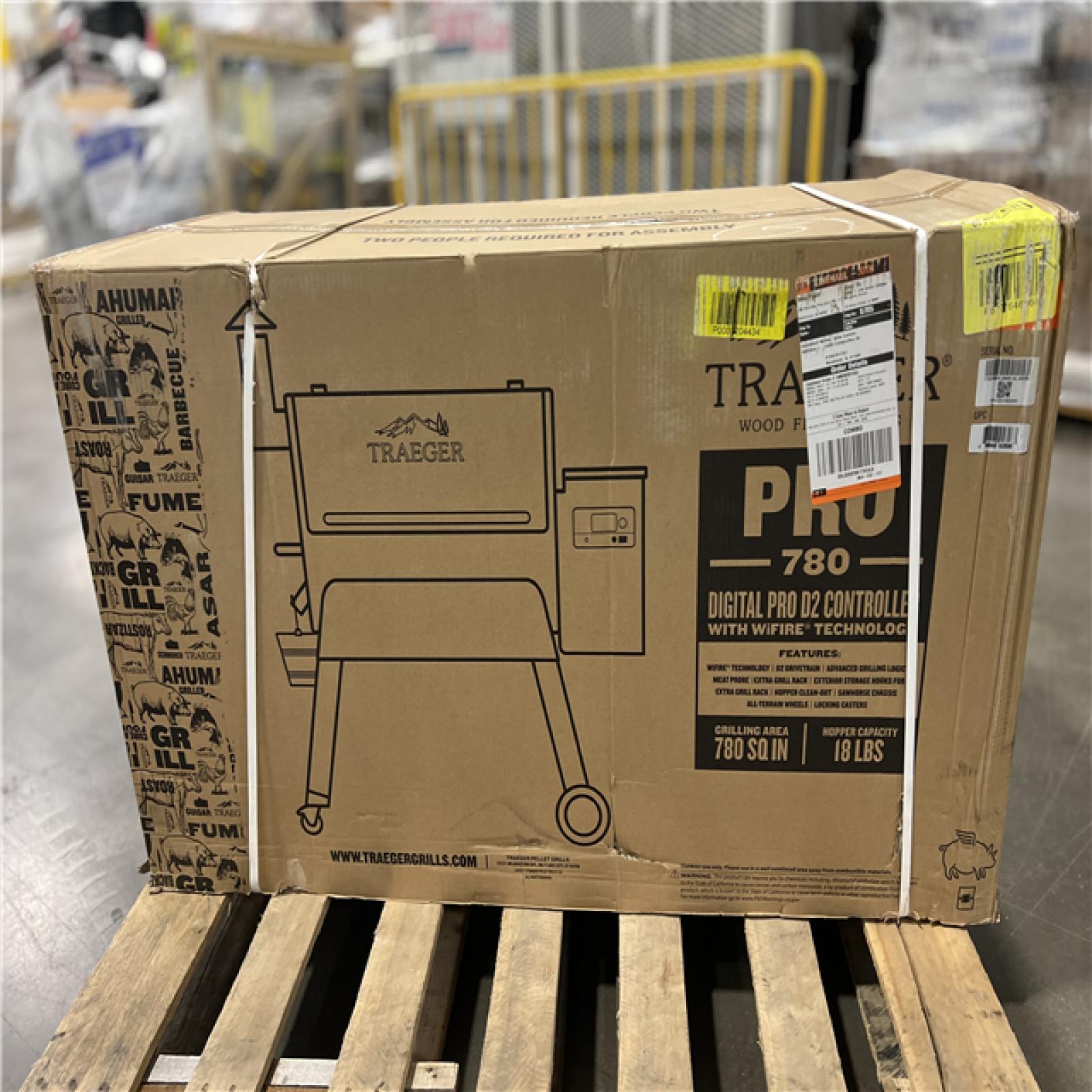 DALLAS LOCATION- Traeger Pro 780 Wifi Pellet Grill and Smoker in Bronze