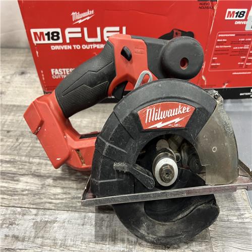 AS-IS Milwaukee 2782-20 M18 FUEL 18V Brushless Lithium-Ion 5-3/8 Cordless Metal Saw