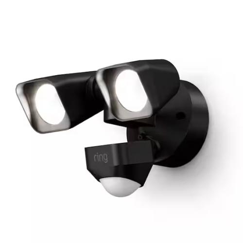 NEW! - Ring Smart Lighting Black Motion Activated Outdoor Integrated LED Floodlight Wired