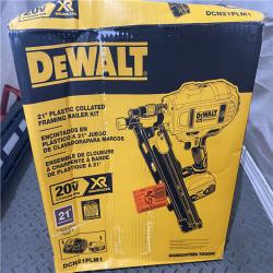 Houston location AS-IS DeWalt 20V MAX Collated Cordless Framing Nailer Tool Kit with Rafter Hook