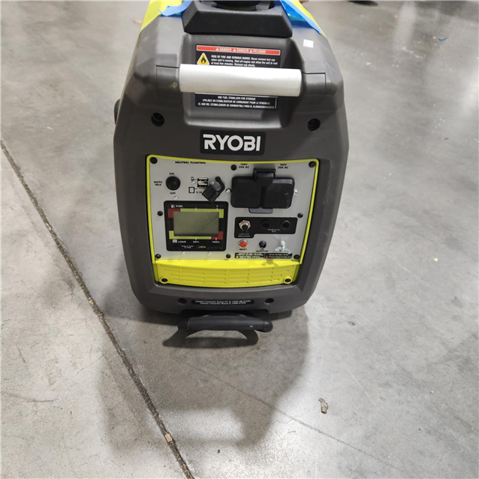 Dallas Location - As-Is RYOBI 2300-Watt Bluetooth Inverter Generator