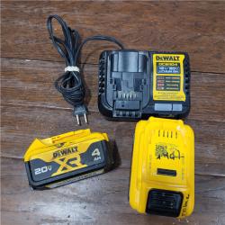 AS-IS DEWALT 20V MAX Lithium-Ion 6.0Ah and 4.0Ah Battery and Charger Starter Kit