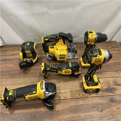 AS IS Dewalt 20-Volt MAX ToughSystem Lithium-Ion 6-Tool Cordless Combo Kit