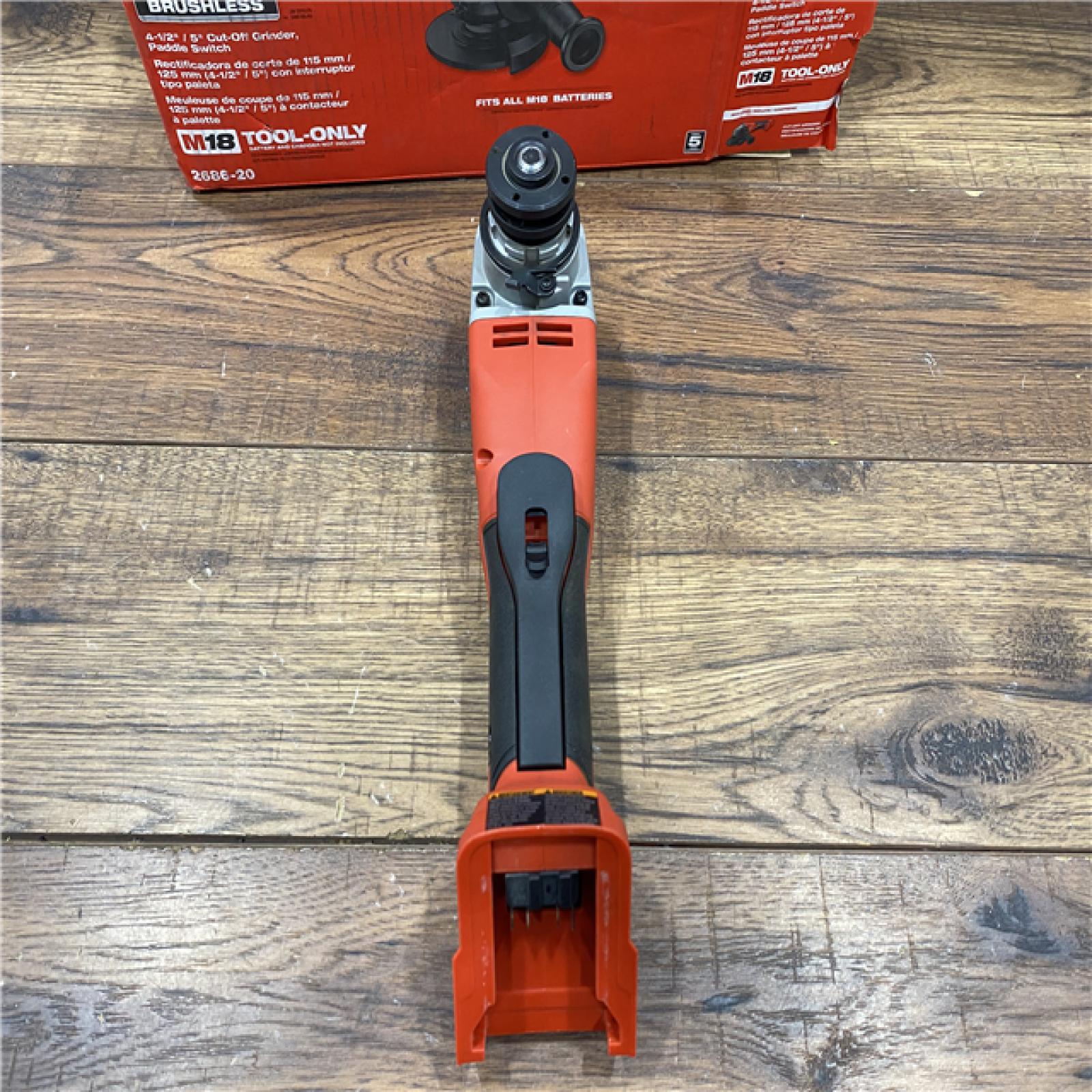 AS IS Milwaukee 2686-20 18V Cordless 4.5 /5  Grinder W/ Paddle Switch (Tool Only)