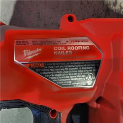 HOUSTON LOCATION - AS-IS (APPEARS LIKE NEW) M18 FUEL 18-Volt Lithium-Ion Brushless Cordless Coil Roofing Nailer (Tool Only)