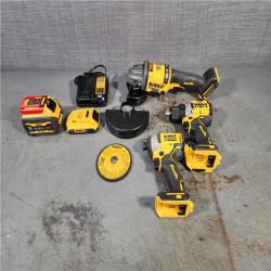 HOUSTON LOCATION - AS-IS DEWALT 3 TOOL COMBO KIT W/ (2) BATTERY & CHARGER