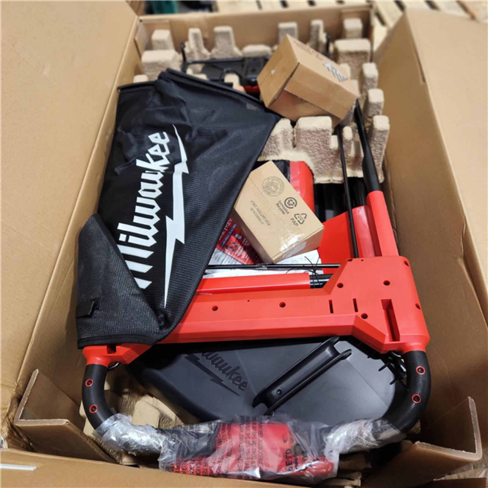 Dallas Location - As-Is Milwaukee M18 FUEL Brushless Cordless 21 in. Mower w/(2) 12.0Ah Battery and Rapid Charger-Appears Like New Condition