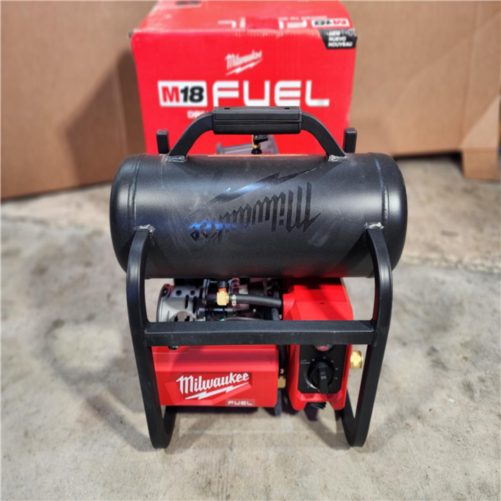 HOUSTON LOCATION - AS-IS M18 FUEL 18-Volt Lithium-Ion Brushless Cordless 2 Gal. Electric Compact Quiet Compressor (Tool-Only)