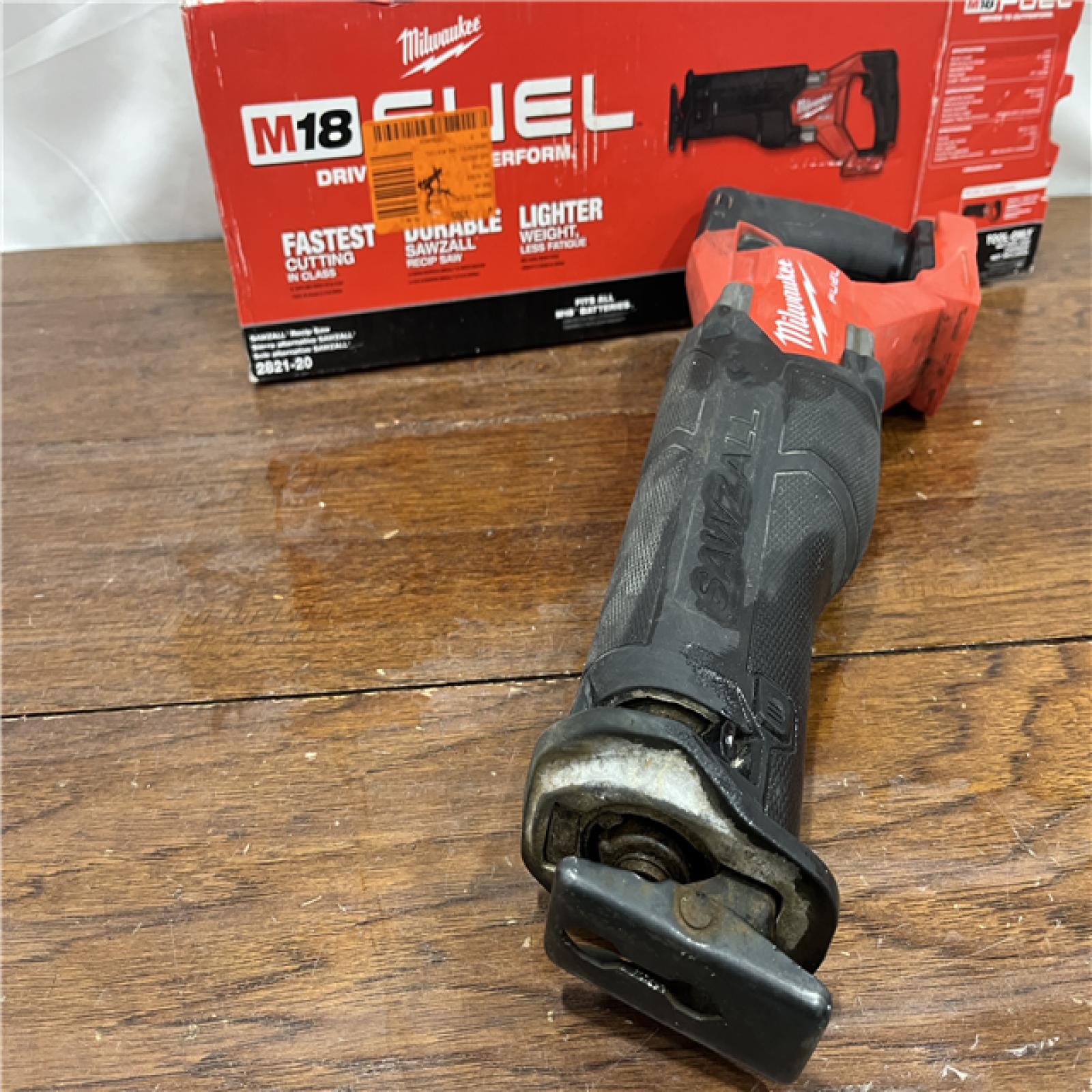 AS-ISMilwaukee M18 18V Fuel Sawzall 1-1/4  Reciprocating Saw Cordless Lithium-Ion Brushless 2821-20