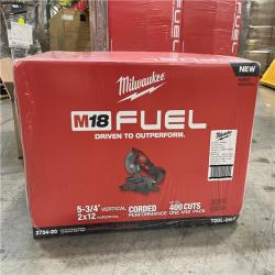 NEW! MILWAUKEE  FUEL 18V Lithium-Ion Brushless Cordless 10 in. Dual Bevel Sliding Compound Miter Saw (Tool-Only)