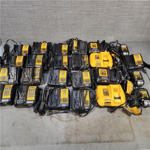 HOUSTON LOCATION - AS-IS DEWALT BATTERY CHARGER PACK QTY - 24