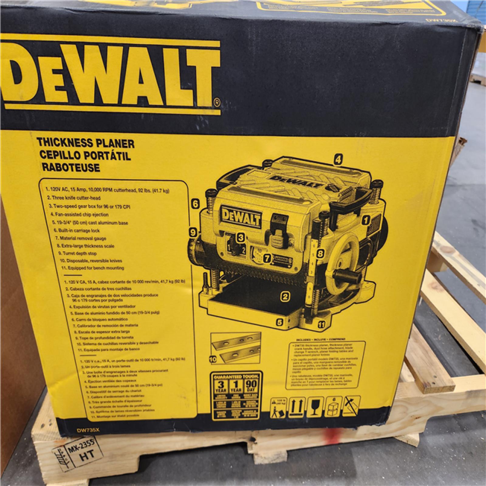 AS IS DEWALT 15 Amp Corded 13 in. Heavy Duty 2 Speed