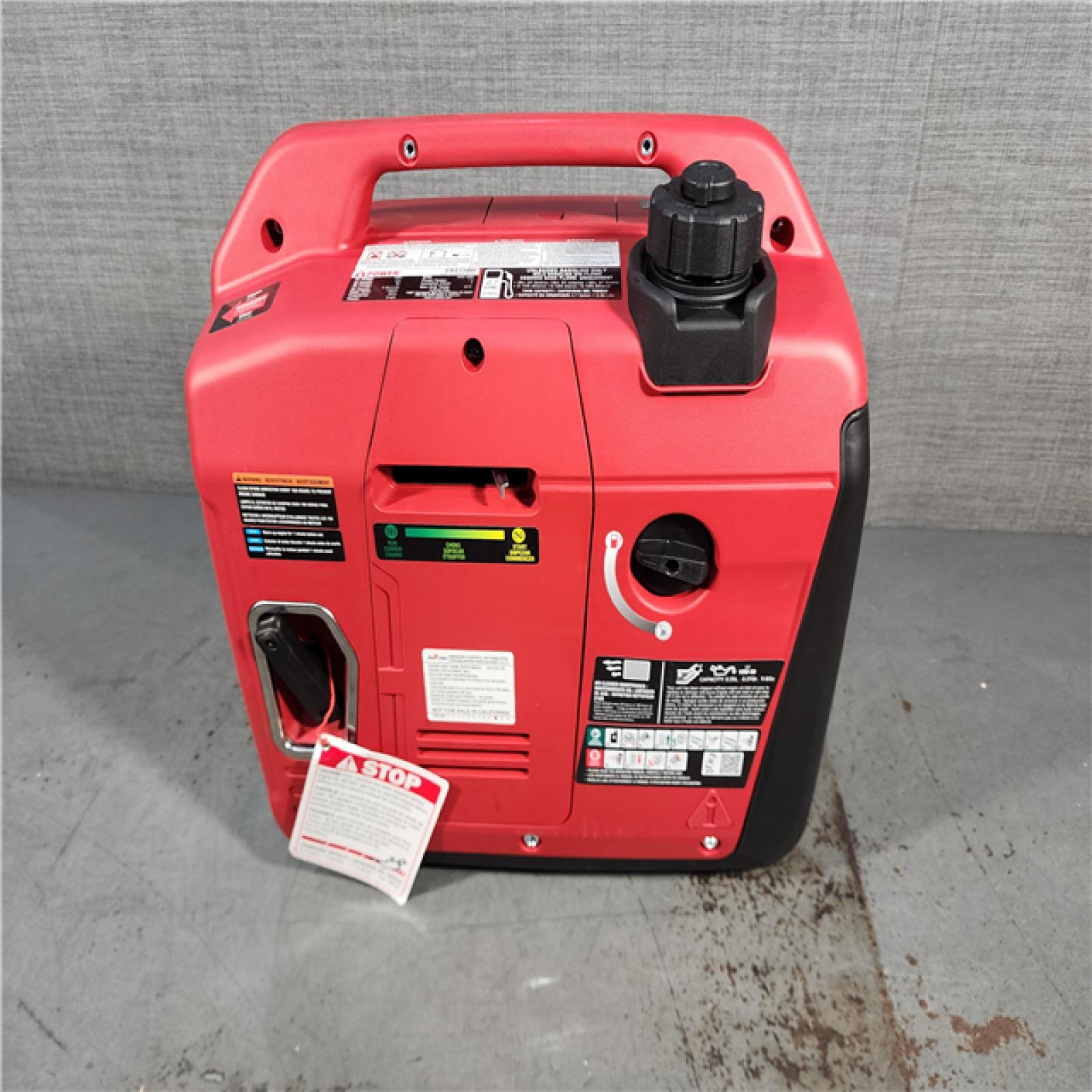 HOUSTON LOCATION - AS-IS iPOWER 1500-Watt Recoil Start Gasoline Powered Ultra-Light Inverter Generator with 60cc OHV Engine and CO Sensor Shutdown