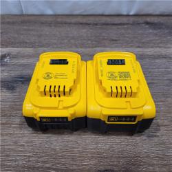 AS-IS DEWALT 20V MAX XR Premium Lithium-Ion 5.0Ah Battery Pack (2 Pack)