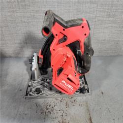 HOUSTON LOCATION - AS-IS Milwaukee M18 FUEL 18V Lithium-Ion Cordless Brushless 6-1/2 in. Plunge Cut Track Saw (Tool-Only)