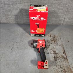 HOUSTON LOCATION - AS-IS (APPEARS LIKE NEW) Milwaukee M18 18V Fuel 1/2  Mid-Torque Impact Wrench Cordless Lithium-Ion Brushless with Friction Ring 2962-20