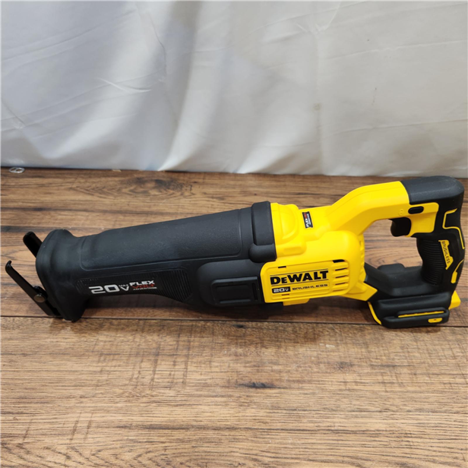 AS-IS 20V MAX Lithium Ion Cordless Brushless Reciprocating Saw with FLEXVOLT ADVANTAGE (Tool Only)