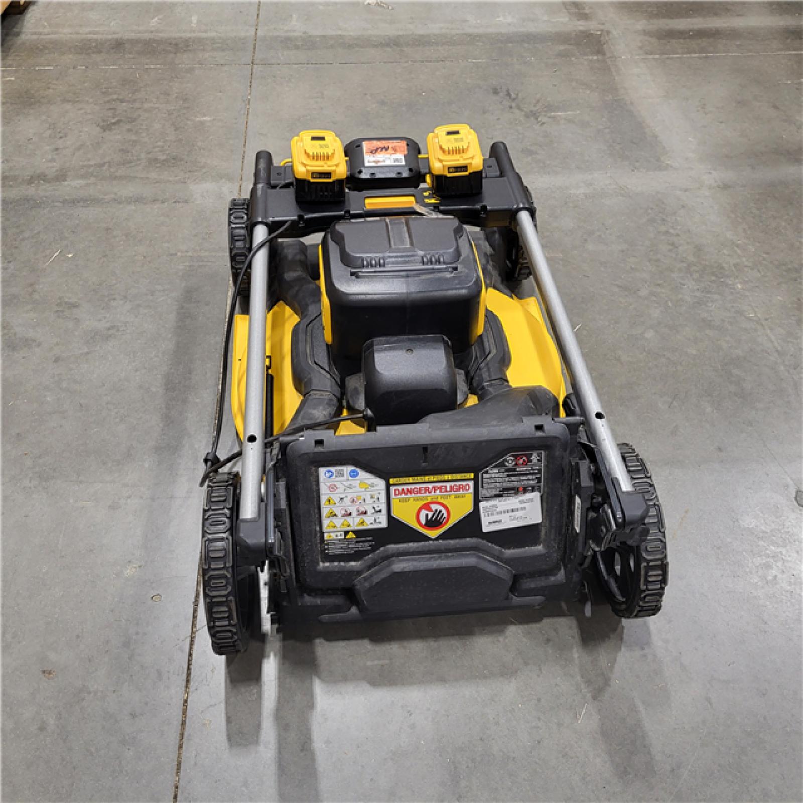 AS-IS DEWALT 20-Volt MAX 21.5 in. Lithium-Ion Battery Powered Walk Behind Push Mower