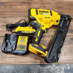 AS-IS DEWALT 20V MAX XR 15 Ga. Cordless 34 Deg Nailer 20 V